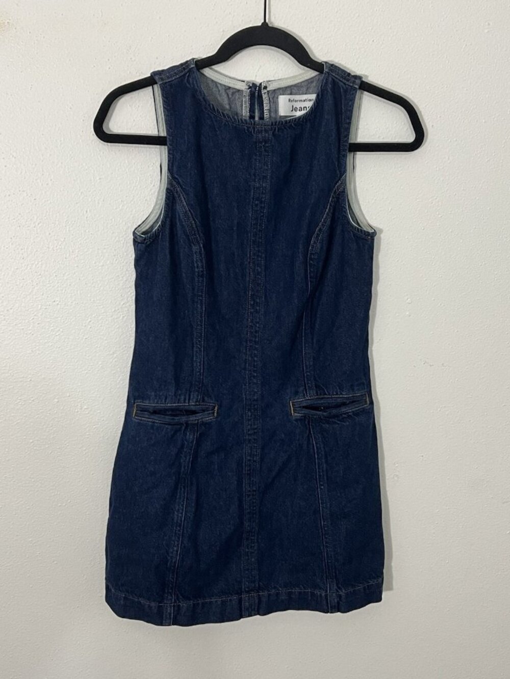 Reformation Citron Denim Mini Dress Size 0